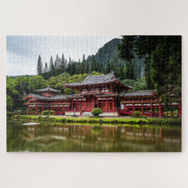 Rode Japanse tempel Legpuzzel