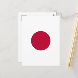 Rode Japanse Zon Briefkaart