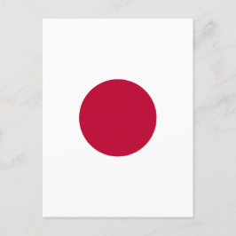 Rode Japanse Zon Feestdagenkaart