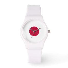 Rode Japanse Zon Horloge