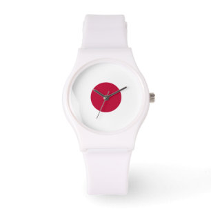 Rode Japanse Zon Horloge