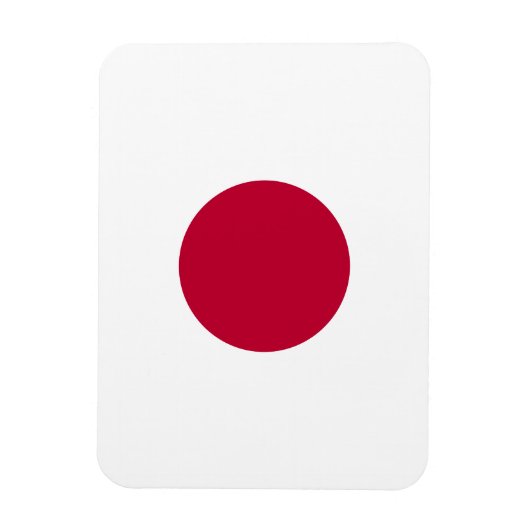 Rode Japanse Zon Magneet (Verticaal)