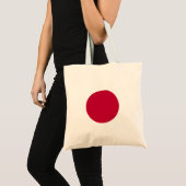 Rode Japanse Zon Tote Bag (Voorkant (product))