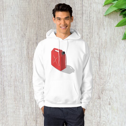 Rode Jerrican Mannen Hoodie