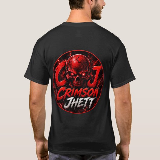 rode Jhett T-shirt (Achterkant)