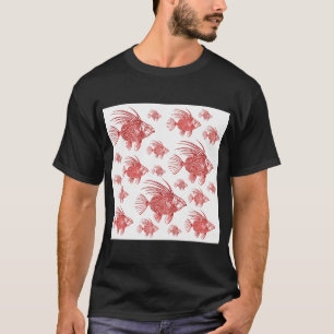 Rode John Dory Vis T-shirt