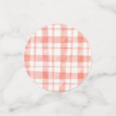 Rode jongen barnyard boerderij dieren verjaardag confetti (Kleine voorkant)