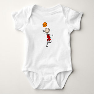 Rode jongen basketbalspeler T-shirts en cadeaus