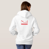 Rode Joyoux Noel Kerst T-Shirt (Achterkant volledig)