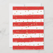 Rode jurk Donkere huid Prinses verjaardag Bedankkaart (Achterkant)