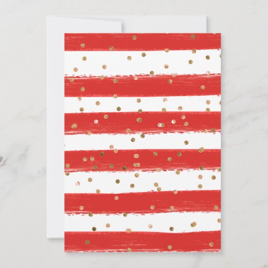 Rode jurk Donkere huid Prinses verjaardag Bedankkaart (Achterkant)