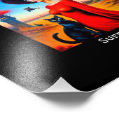 Rode Jurk Zwart Kat Kunst Bewegingen Foto Afdruk (Hoek)