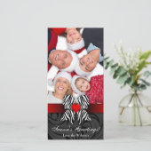 Rode Juwelen van de Kaart van de Foto van de Boog (Staand voorkant)