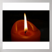 Rode kaars poster (Voorkant)