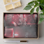 Rode Kaarsen Kerst Vakantie Tissuepapier (Geschenk)