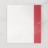 Rode Kaart, Caroline Wedding Collectie Plaatskaartje (Buitenkant ongevouwen)