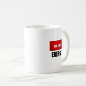 Rode Kaart Energie Voetbal Koffiemok (Voorkant rechts)