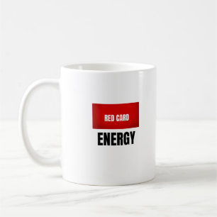 Rode Kaart Energie Voetbal Koffiemok