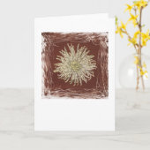 Rode Kaart Mum (Gele Bloem)