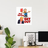Rode Kaart Poster (Thuiskantoor)