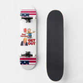 Rode Kaart Skateboard (Voorkant)