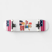 Rode Kaart Skateboard (Horizontaal)