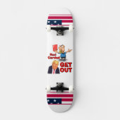 Rode Kaart Skateboard (Voorkant)