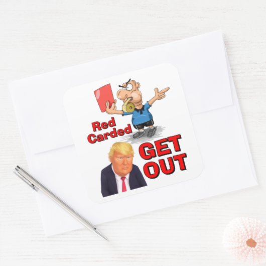 Rode Kaart Sticker (Envelop)