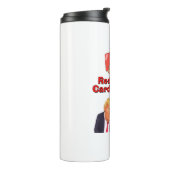 Rode kaart Thermische tumbler Thermosbeker (Gedraaid links)