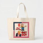Rode kaart tote bag (Voorkant)