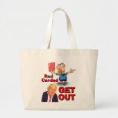 Rode kaart tote bag (Voorkant)