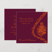 Rode kaart voor huwelijkshuwelijken (Voorkant / Achterkant)