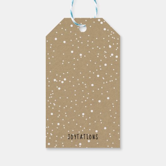 Rode kabouter voor het Feestdagen Label Cadeaulabel (Achterkant)