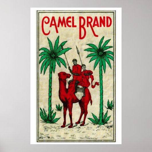 Rode Kameel Merk - Luciferdoosje Print - Esthetisc (Voorkant)