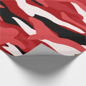 Rode kamouflage cadeaupapier (Hoek)