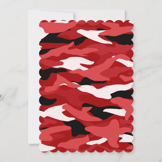 Rode kamouflage kaart (Achterkant)