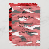 Rode kamouflage kaart (Voorkant / Achterkant)