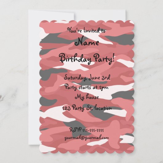 Rode kamouflage kaart (Voorkant)