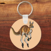 rode kangoeroe sleutelhanger (Voorkant)