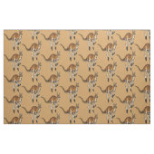 rode kangoeroe stof (Fat Quarter)
