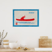 Rode Kano - Luciferdoosje Print - Esthetische Muur (Keuken)