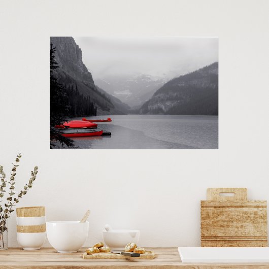 Rode kano's poster (Keuken)