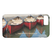 Rode kano's, reflectie, naam Case-Mate iPhone case (Achterkant (Horizontaal))