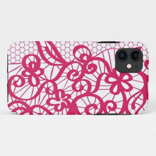 Rode kant Case-Mate iPhone case (Achterkant (horizontaal))