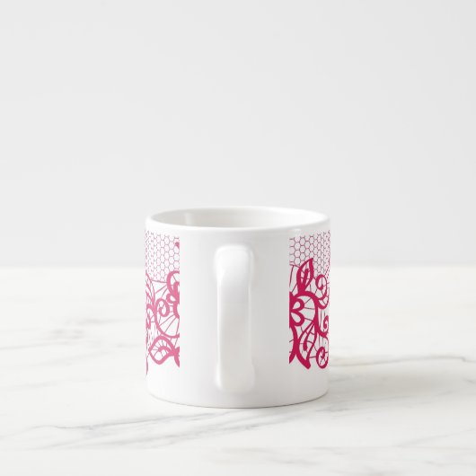 Rode kant espresso kop (Achterkant)