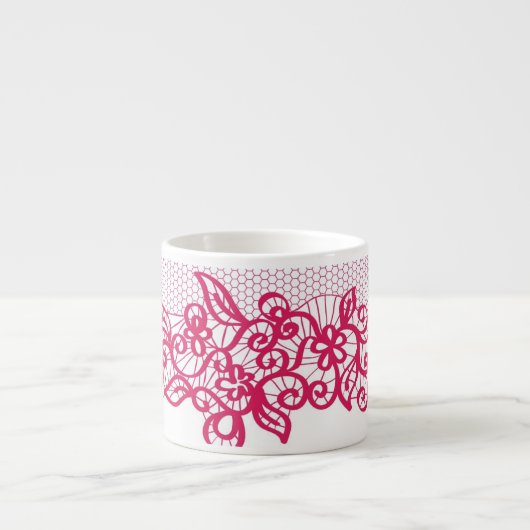 Rode kant espresso kop (Voorkant)