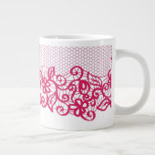 Rode kant grote koffiekop (Rechts)