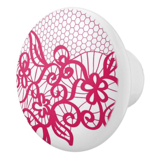 Rode kant keramische knop (Rechts)