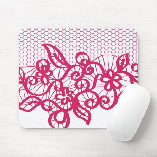 Rode kant muismat (Met muis)