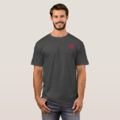 Rode Kanten Drakenembleem | Blossom Basics T-Shirt (Voorkant volledig)